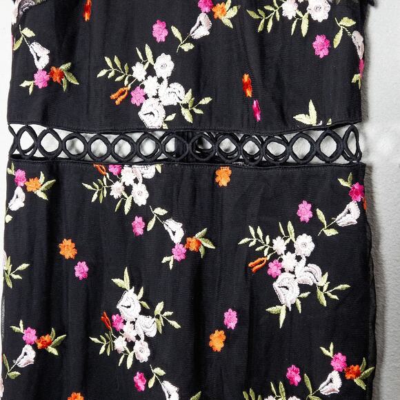 NEW Sam Edelman Women’s Dress Garden Party Summercore Embroidered Sheer Ruffle 8 - Picture 4 of 10